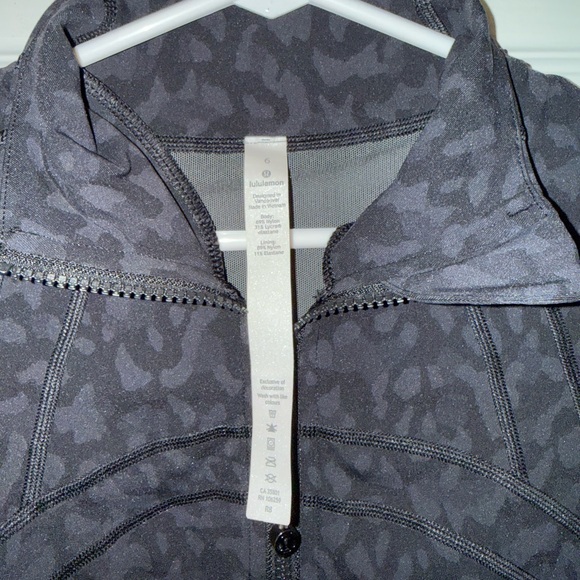 Lululemon Define Jacket Luxtreme in Formation Camo Deep Coal Size 6 Never Worn - Picture 13 of 13